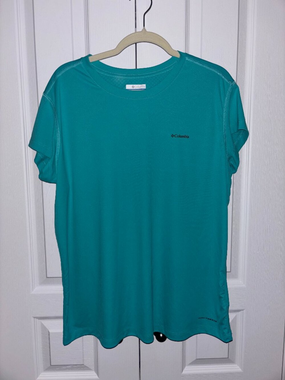 Columbia Omni-Freeze Athletic T-Shirt Moisture Wicking Blue Men's XL